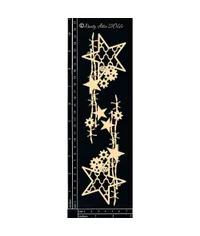 Industrial Barbed Stars Chipboard Embellishment by Dusty Attic