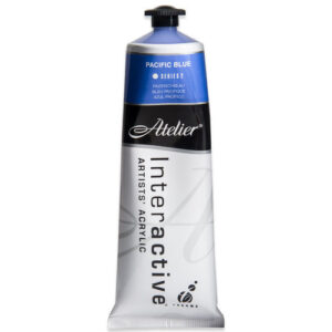 Atelier Interactive Artists Acrylic Paint 80ml- PACIFIC BLUE Series 2
