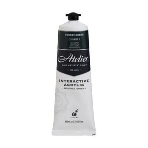 Atelier Interactive Artists Acrylic Paint 80ml- FOREST GREEN Series 2