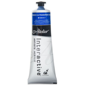 Atelier Interactive Artists Acrylic Paint 80ml- FRENCH ULTRAMARINE BLUE Series 2