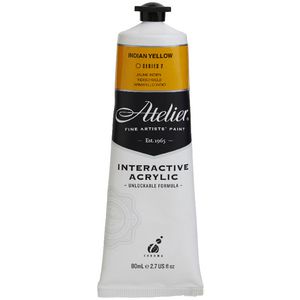 Atelier Interactive Artists Acrylic Paint 80ml-INDIAN YELLOW Series 2