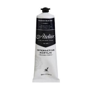 Atelier Interactive Artists Acrylic Paint 80ml- PRUSSIAN BLUE HUE Series 1