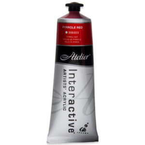 Atelier Interactive Artists Acrylic Paint 80ml- PYRROLE RED Series 3