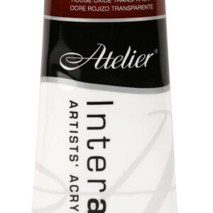 Atelier Interactive Artists Acrylic Paint 80ml- TRANSPARENT RED OXIDE Series 2